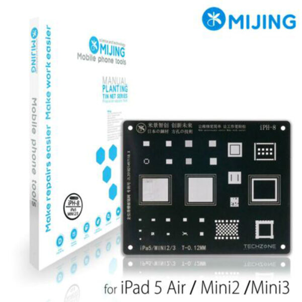 High Quality Repair Kit BGA Reballing Stencil MiJing iPad Mini 2/3/Air