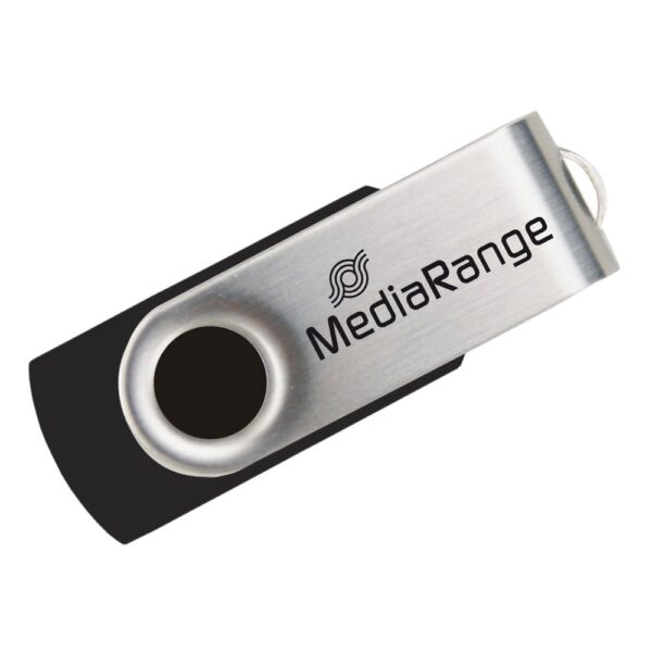 MediaRange USB Stick 2.0 MR908 8GB Black / Silver