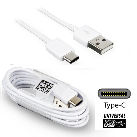 ORIGINAL DATA CABLE EP-DG977BWE Type C ΑΣΠΡΟ