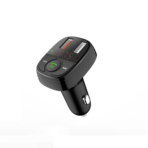 DEVIA Smart Series Fm Transmission Car Charger Black