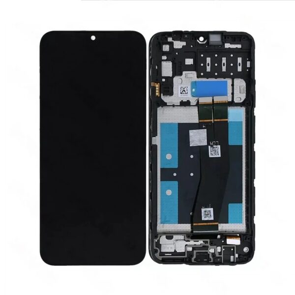 SAMSUNG A145F Galaxy A14 4G - LCD - Complete front + Touch Black Original Service Pack